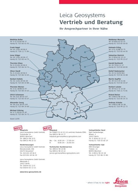 aktuell 21 (pdf, 2,2 mb) - Leica Geosystems