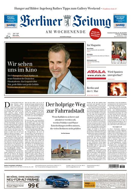 Berliner Zeitung 27.04.2019