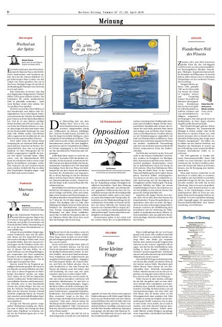 Berliner Zeitung 27.04.2019