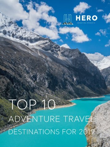 2019 Adventure Travel Guide - Hero Adventure Products