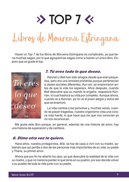 Universos Literarios Abril 2019