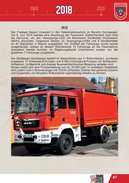150 Jahre Freiwillige Feuerwehr Grafenrheinfeld