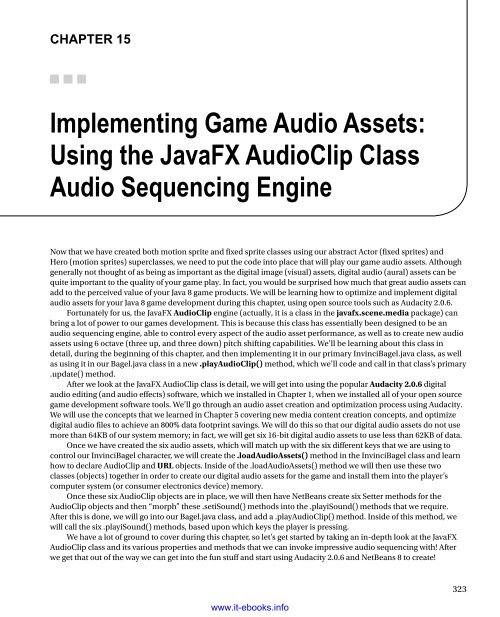 [JAVA][Beginning Java 8 Games Development]