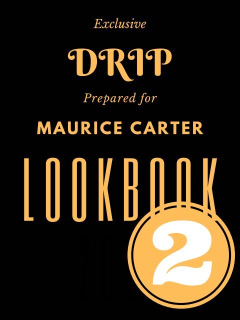 Maurice Carter Lookbook 2