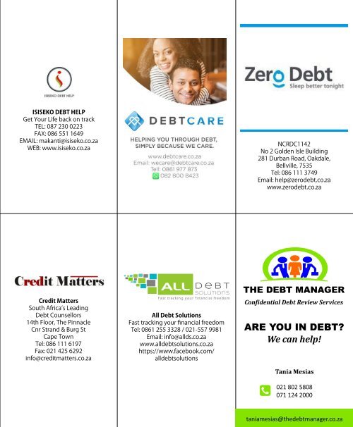 Debtfree Magazine April 2019