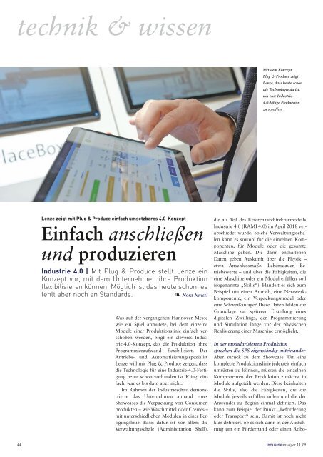 Industrieanzeiger 11.2019