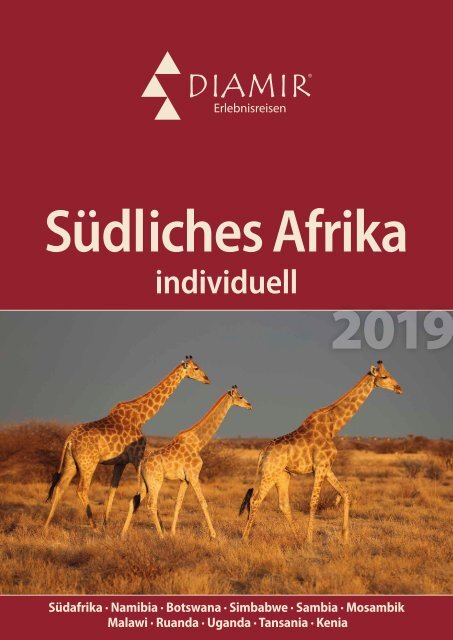 DIAMIR Südliches Afrika Katalog 2019