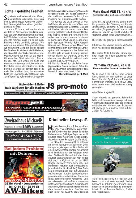 Kradblatt Ausgabe Mai 2019