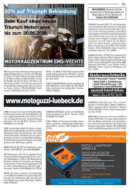 Kradblatt Ausgabe Mai 2019