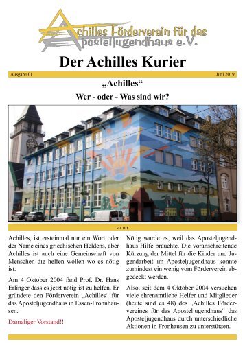 Erste Ausgabe