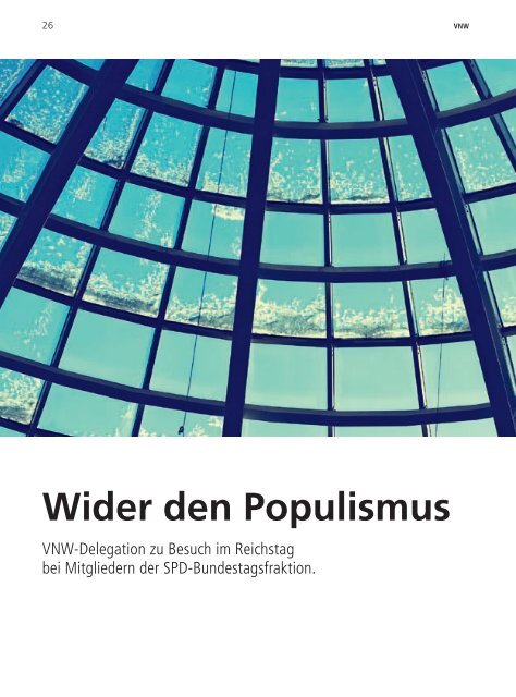 VNW-Magazin - Ausgabe 2/2019