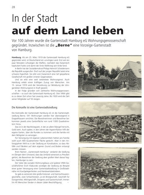 VNW-Magazin - Ausgabe 2/2019