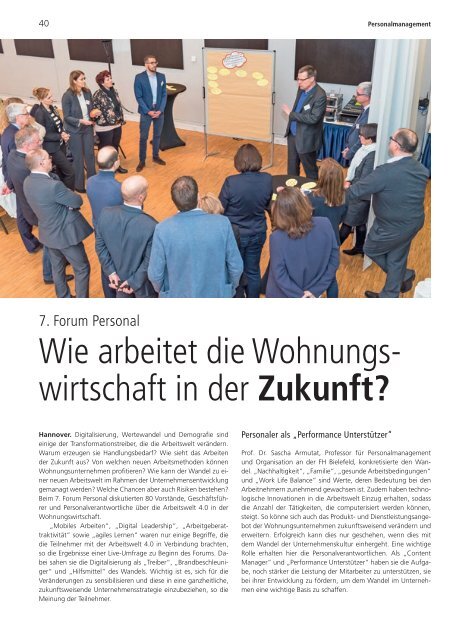 VNW-Magazin - Ausgabe 2/2019