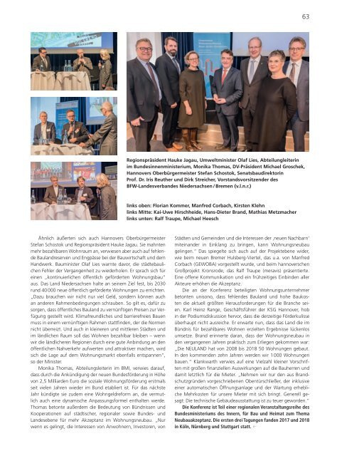 VNW-Magazin - Ausgabe 2/2019