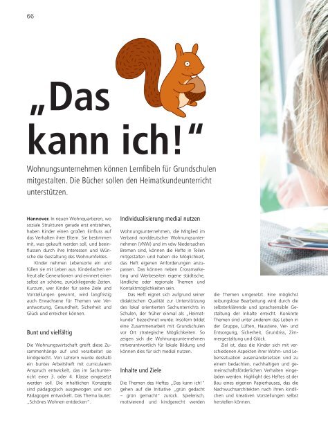 VNW-Magazin - Ausgabe 2/2019