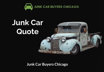 Find Junk Car Quote | Junk Car Buyers Chicago