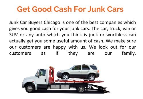 Find Junk Car Quote | Junk Car Buyers Chicago