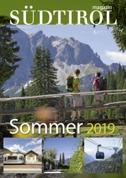 Südtirol Magazin Sommer 2019 - NZZ