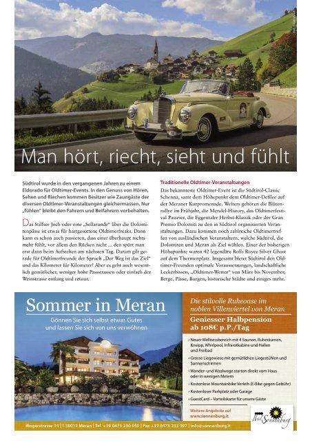 Südtirol Magazin Sommer 2019 - NZZ