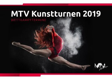 MTV Kunstturnen 2019 - Wettkampftermine