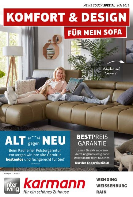 Komfort & Design für mein Sofa