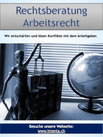 Rechtsberatung Arbeitsrecht | Call us 625555544 | intenta.ch