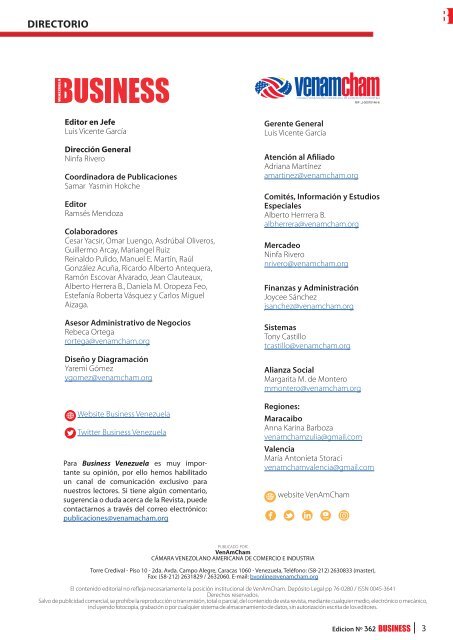 Business Venezuela Edición 362