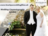 Wedding Cinematography London