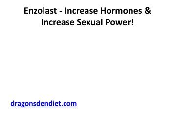 Enzolast - Increase Testosterone Level & Boost Performance Easily!