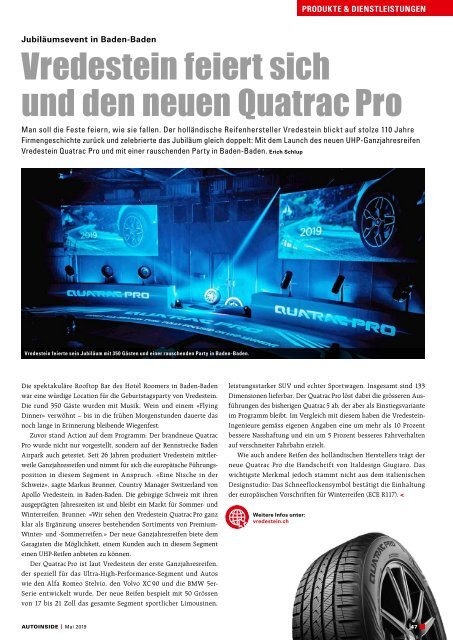 AUTOINSIDE Ausgabe 5 – Mai 2019