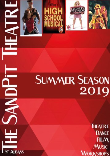 SandPit Theatre Summer Season 2019