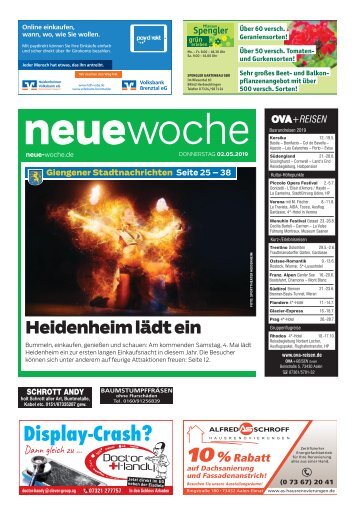 02.05.2019 NEUE WOCHE