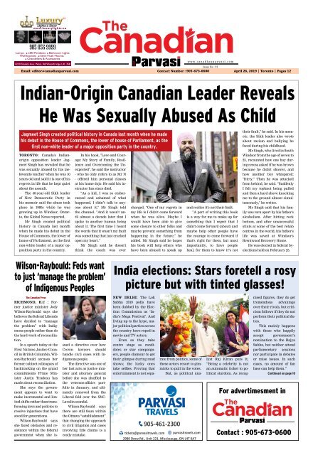 The Canadian Parvasi Issue 90