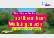 FDP-Fraktion im Gemeinderat Waiblingen 2019