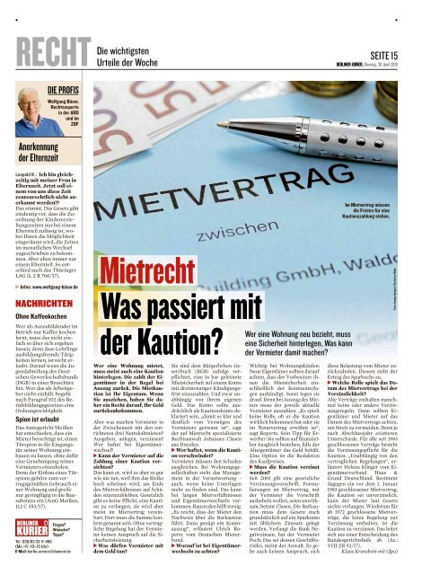 Berliner Kurier 30.04.2019