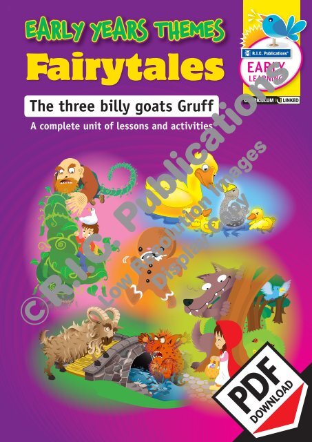 RIC-20935 Early years Fairytales - Billy goats