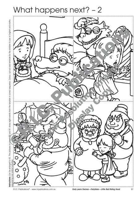 RIC-20939 Early years Fairytales - Riding Hood