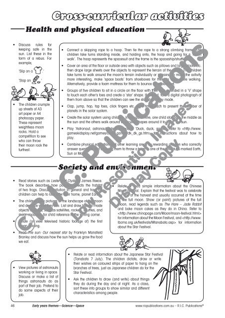 RIC-20953 Early years Science - Space