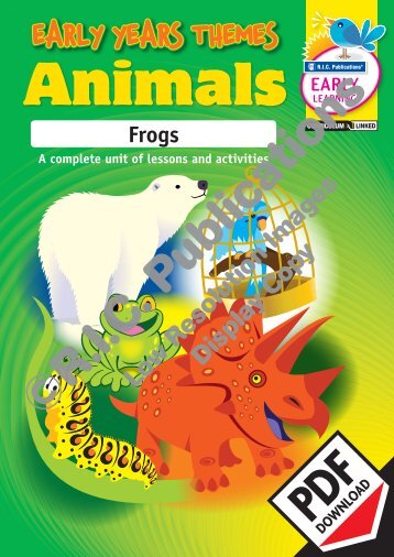 RIC-20963 Early years Animals - Frogs