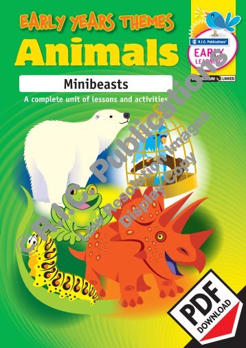 RIC-20964 Early years Animals - Minibeasts