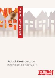 Stöbich - the leading company in Fireprotection