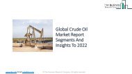 Global Crude Oil Market Report Analysis To 2022