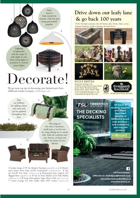 Wealden Times | WT207 | May 2019 | Extensions & Outdoor Living supplement inside