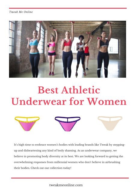 Best Athletic Underwear for Women