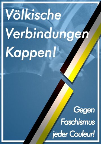 Broschüre: Völkische Verbindungen Kappen! - Gegen Faschismus jeder Couleur!