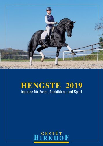 Hengste 2019 --- Gestüt Birkhof I Donzdorf