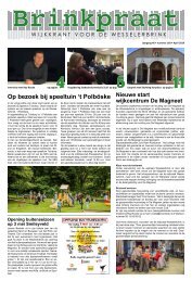 Brinkpraat april 2019