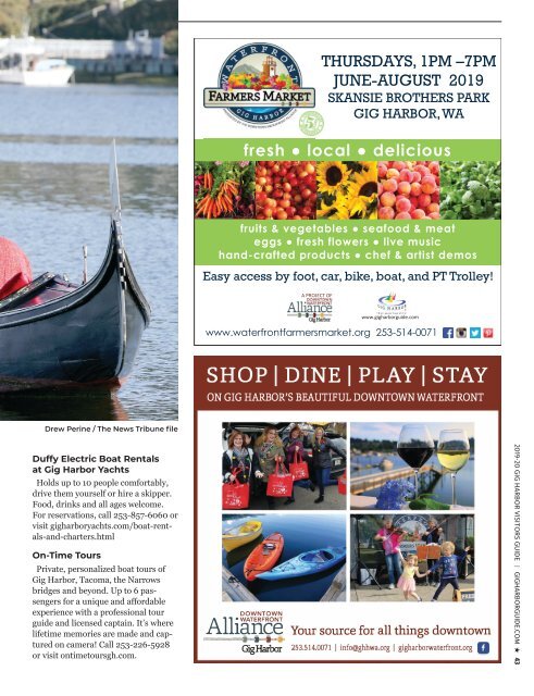 2019 Gig Harbor (Wash.) Official Visitors Guide