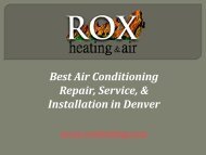 Best Air Conditioning Repair, Service, & Installation in Denver