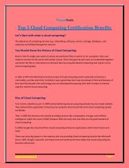 Top 5 Cloud Computing Certification Benefits